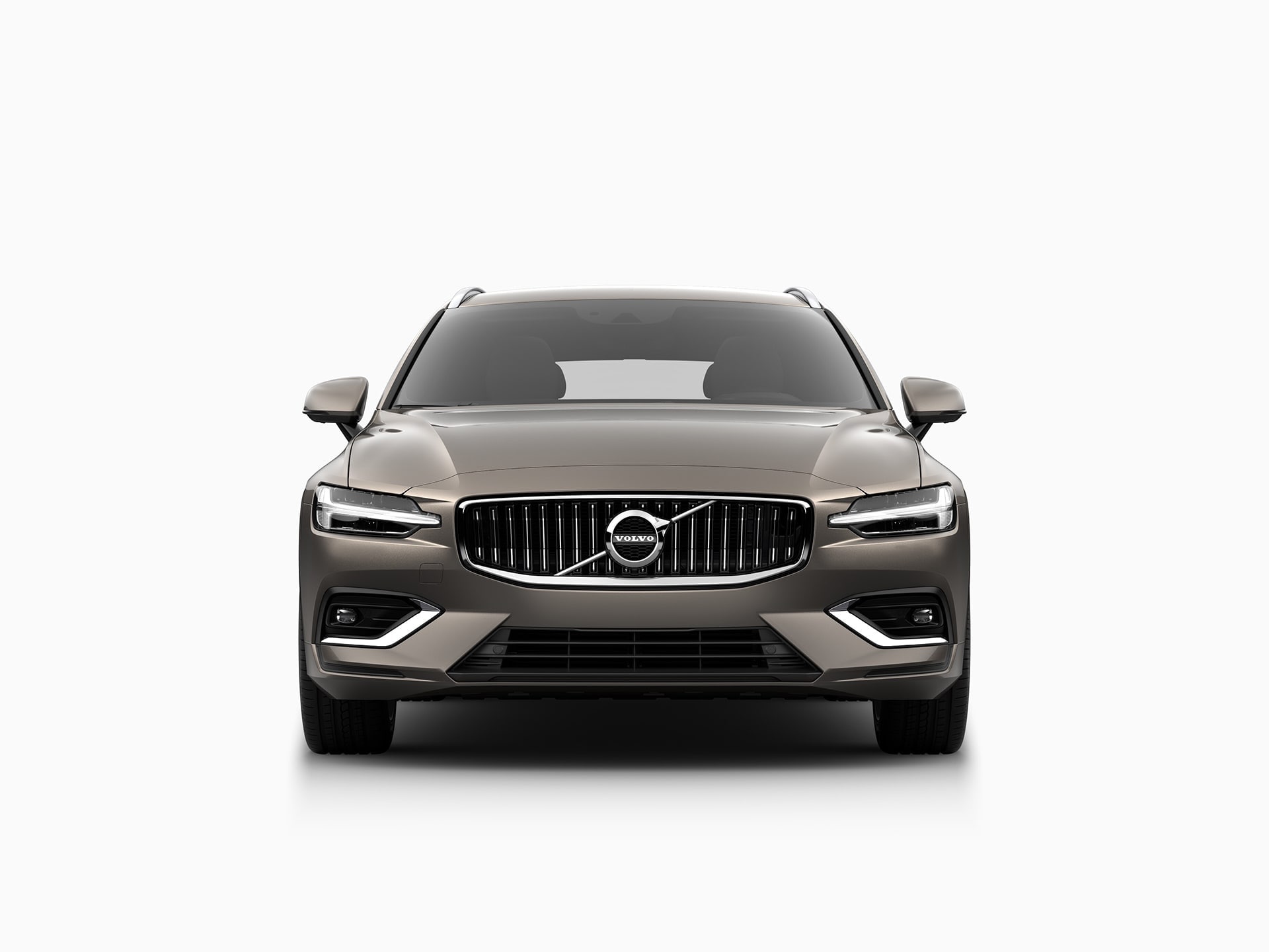 The front of a Volvo V60.