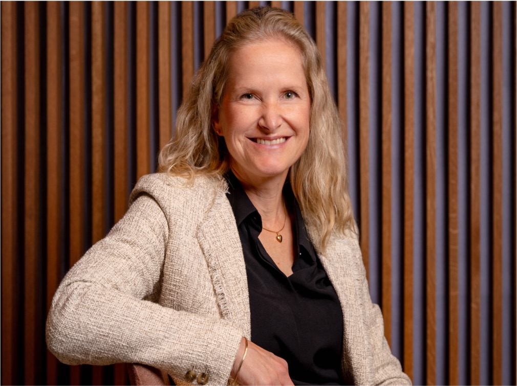 A profile photo of Ann-Sofie Ekberg, the CEO of Volvo Cars Tech Fund
