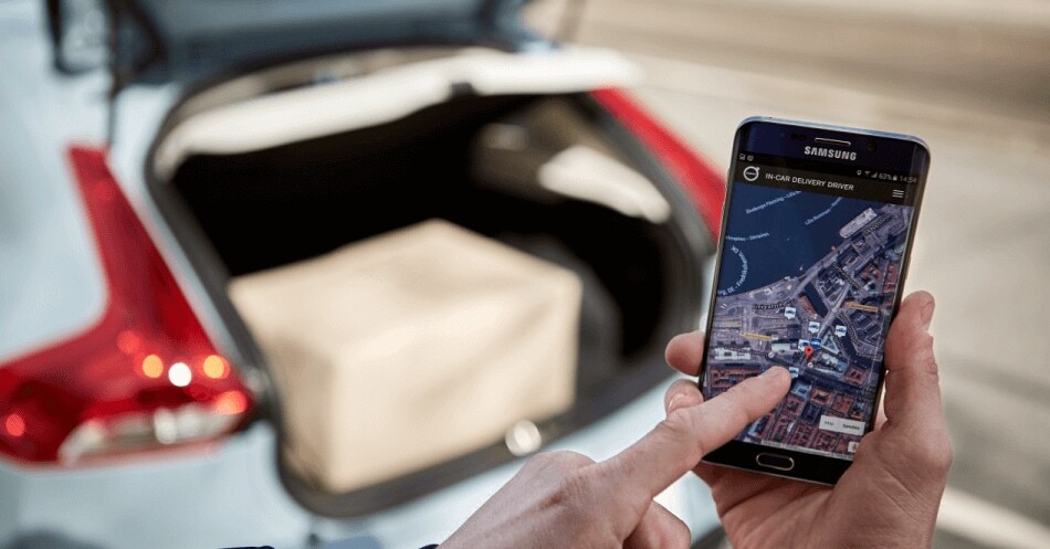 Volvo Cars App - in-car delivery