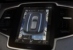 Volvo 360° parking assist camera screen 