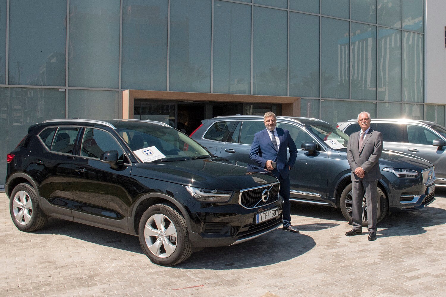 Παράδοση αυτοκινήτων Volvo στον Περιφερειάρχη Αττικής Γεώργιο Πατούλη