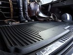 A tough durable luggage mat in the XC90