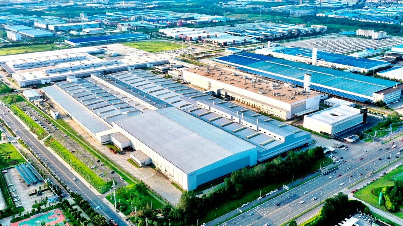 Fábrica de coches Volvo en Chengdu