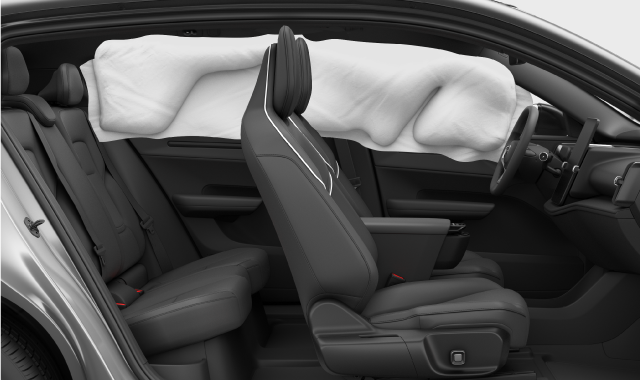 Inflatable curtain airbag location