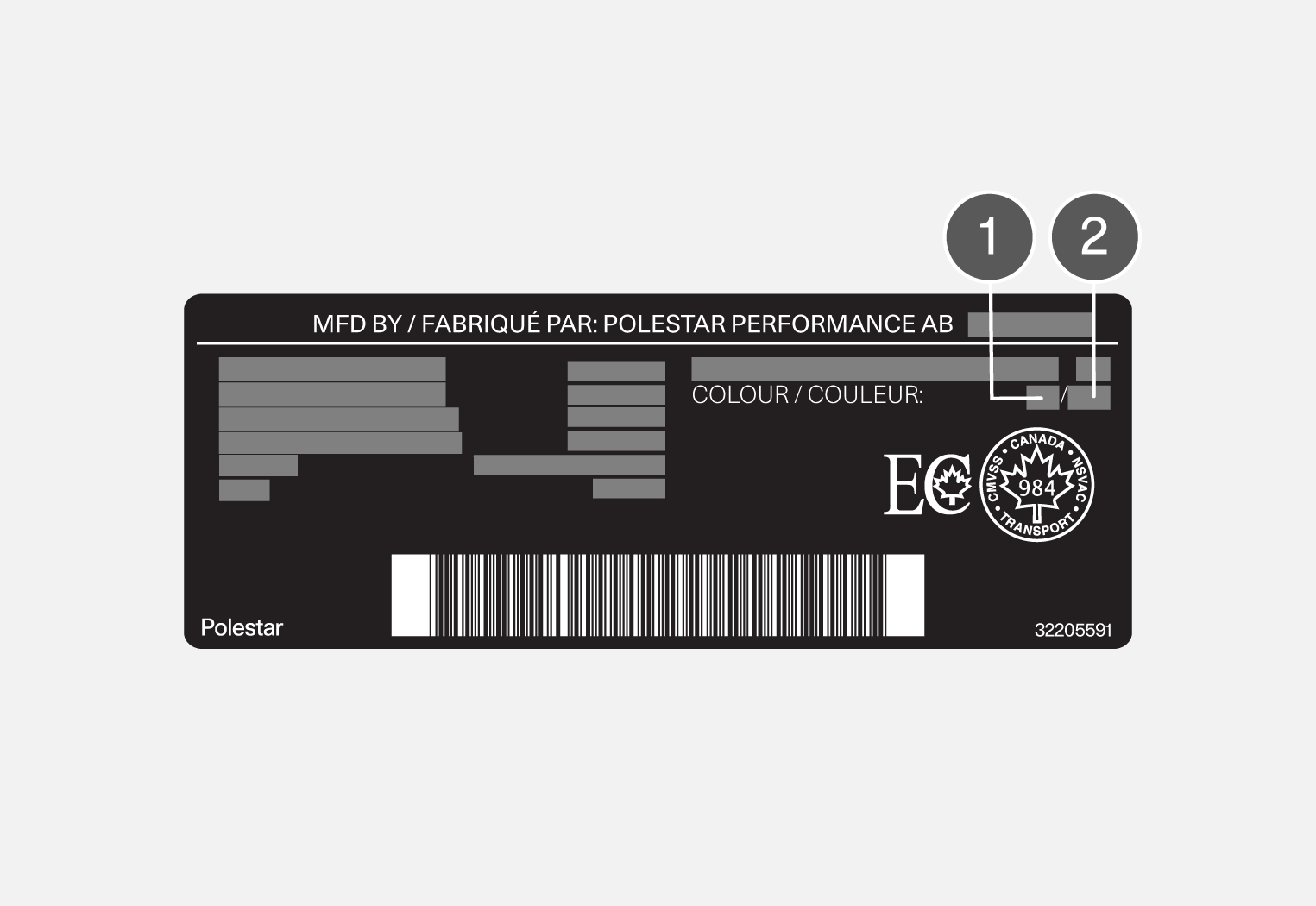 PS-2007-Color code decal - CAN