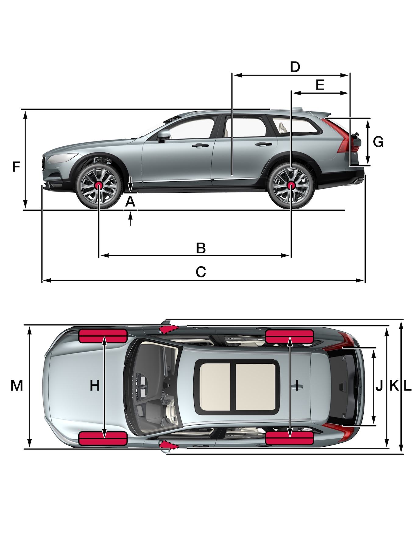 P5-2122-V90CC-Overview with measurements