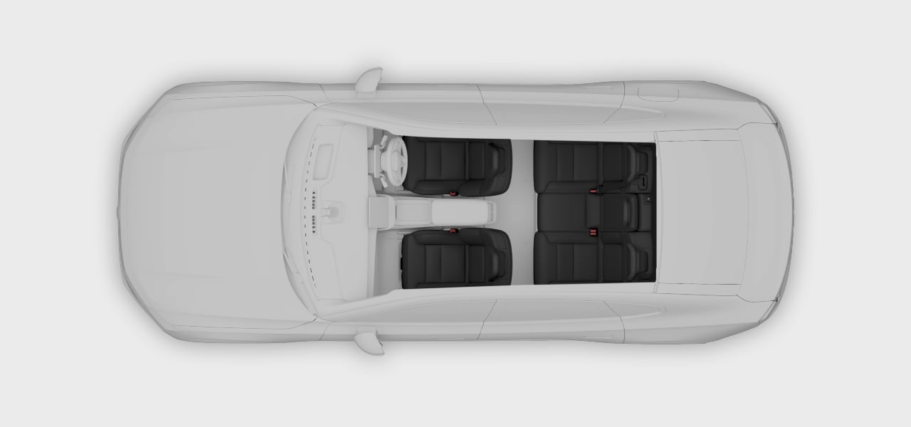 Seat position overview for right-hand drive