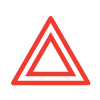 Hazard warning lights icon