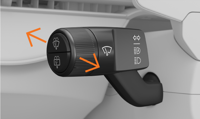 The horizontal stalk positions