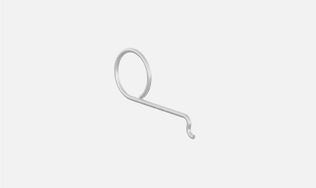 Tool for removing the wheel fastener cover in the center.