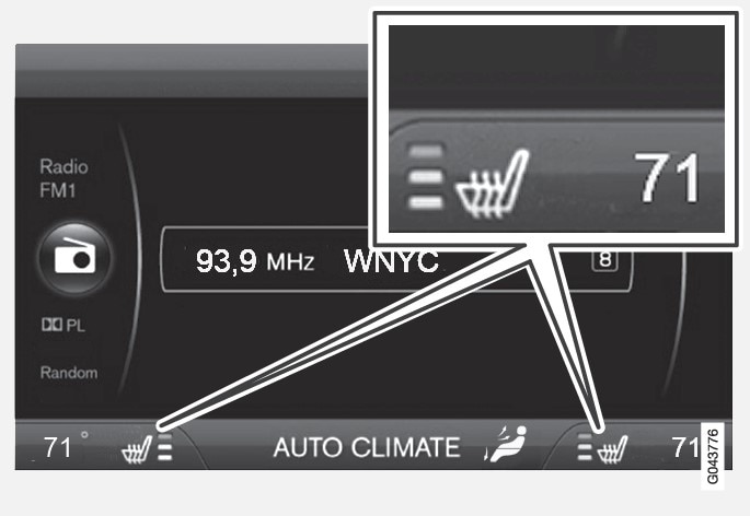 P3-1020-S60 USA comfort level in display