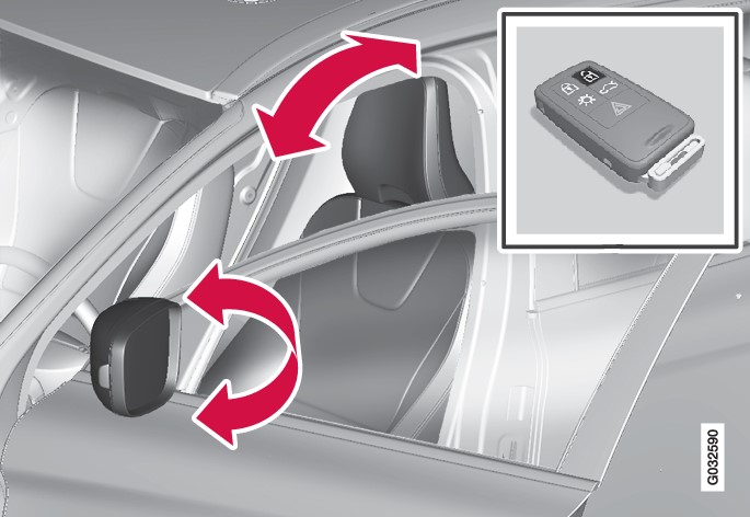 P3-0835 XC VH 60 Memory in key – seat position