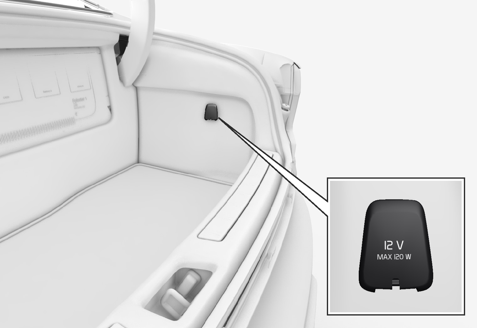 PS-1926-Interior-12V outlet storage