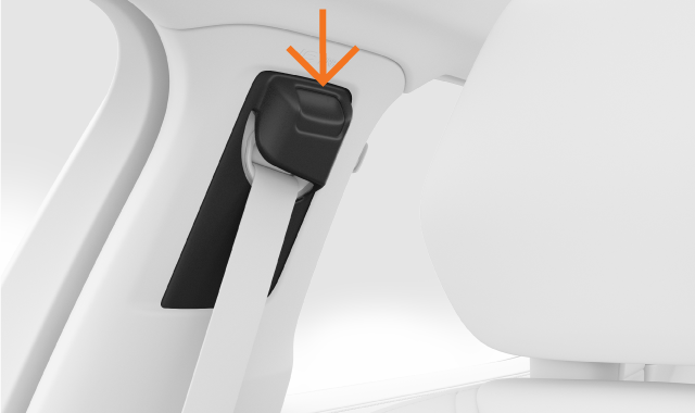 Seat belt height adjustment