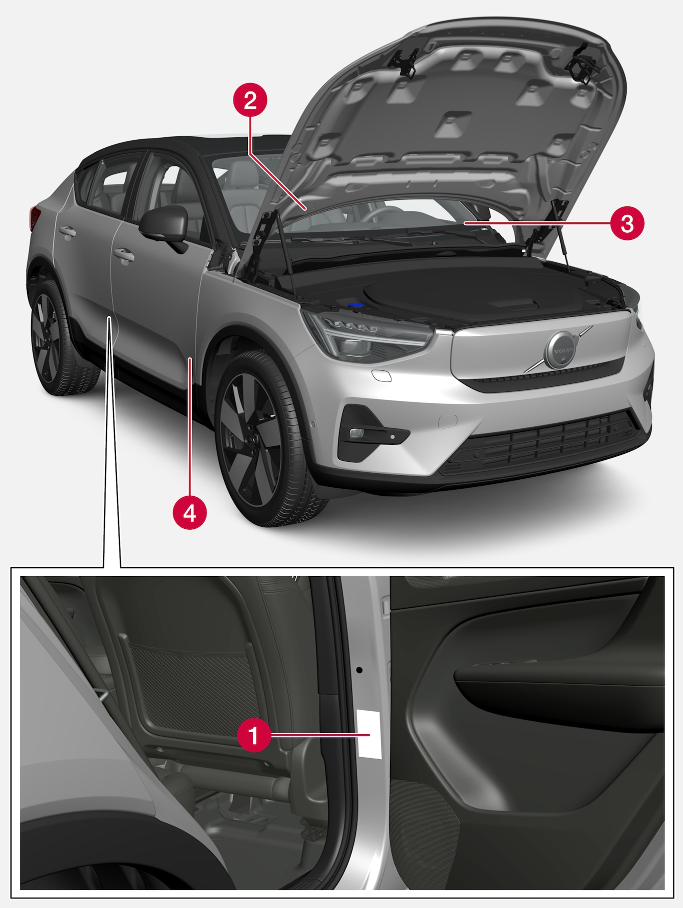 P6-2139-C40BEV-Type approval, labels, vehicles for China
