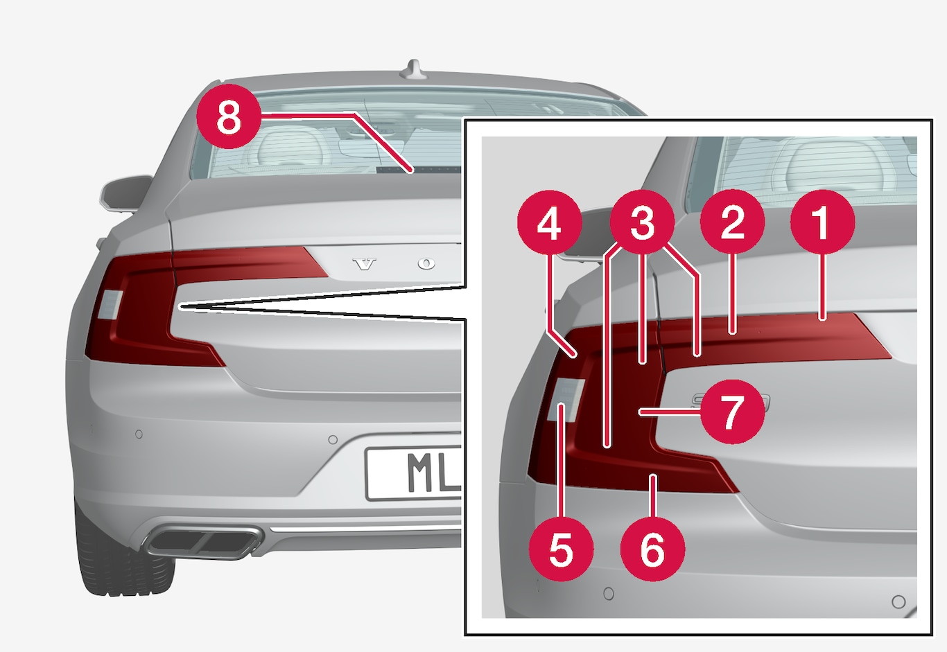 P5-2017-S90 Rear lamp positioning US