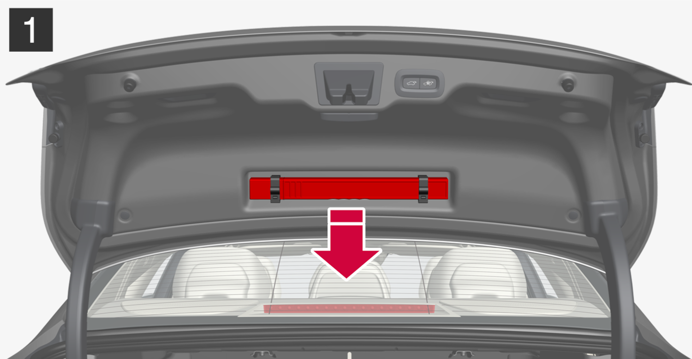 iCup-2222-S90L+S90LH-Warning triangle storage step 1