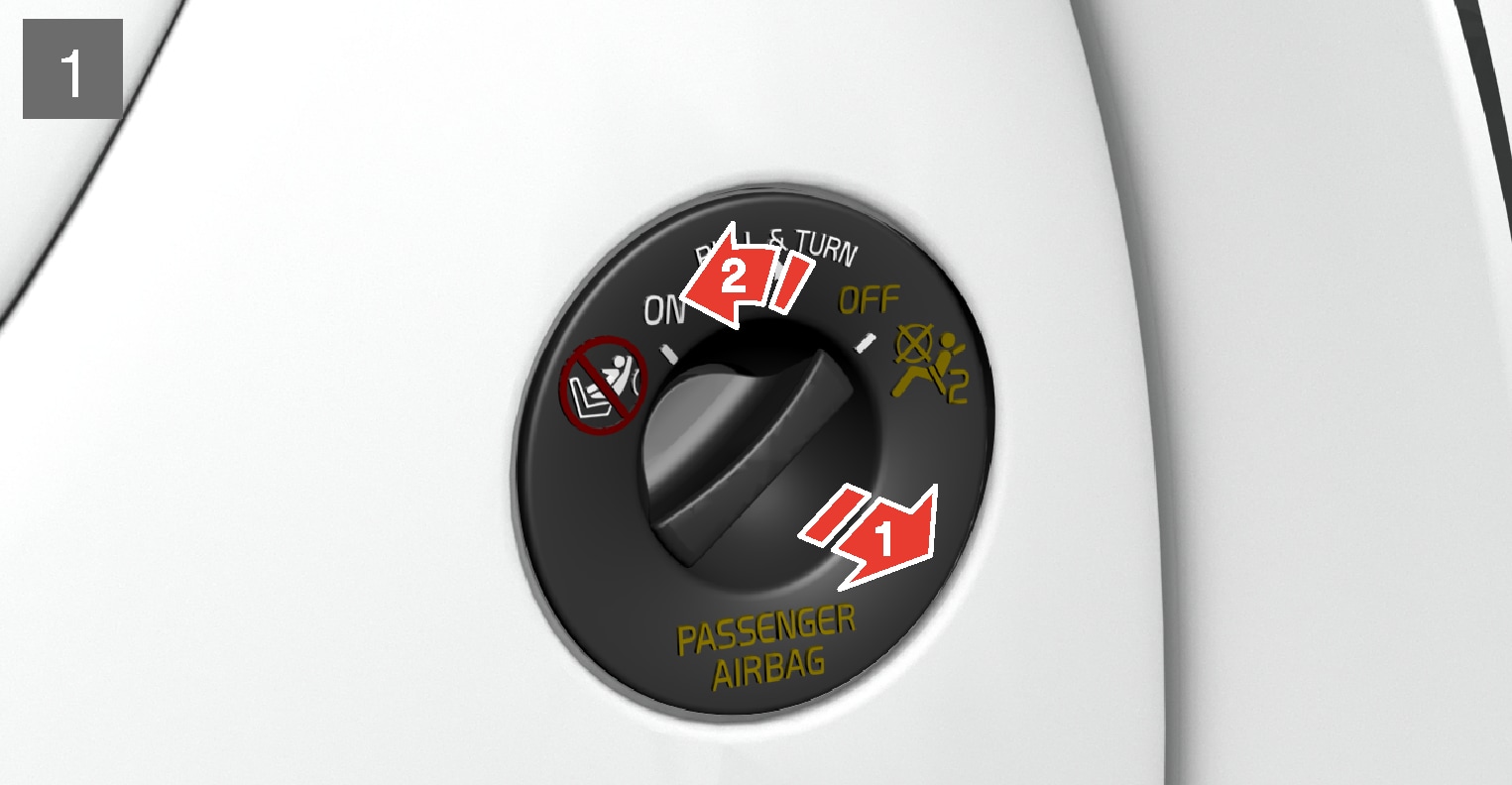 PS-1926-Safety–Passenger airbag cut off switch to on