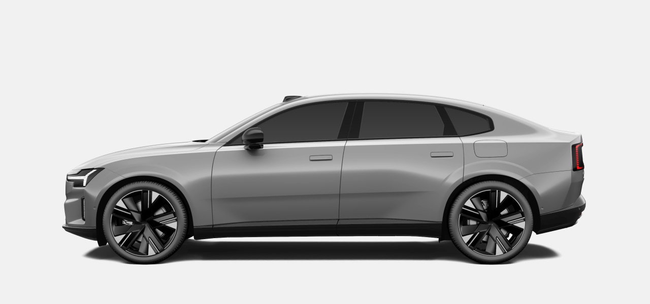 Side view of the car