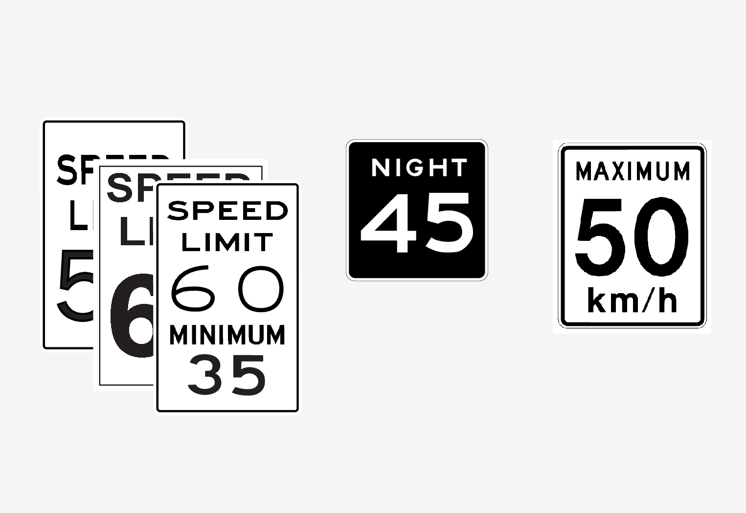 PS2-2007-Road Sign Information readable traffic signs (USA)