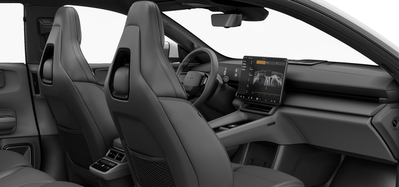 View of the passenger compartment.