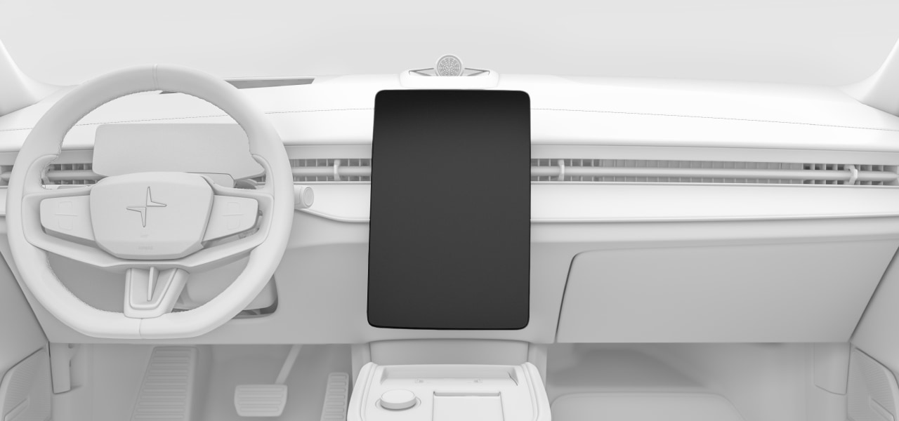 Center display location