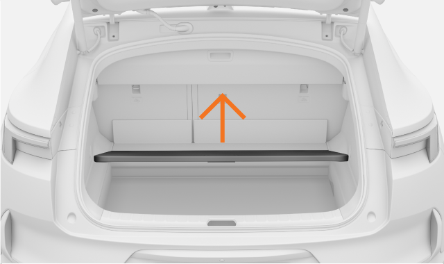 Opening the cargo hatch.