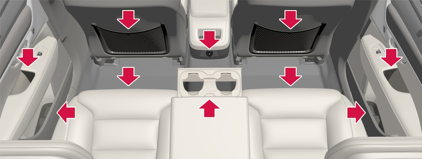 P5-21w22-S/V90-Overview interior rear seat
