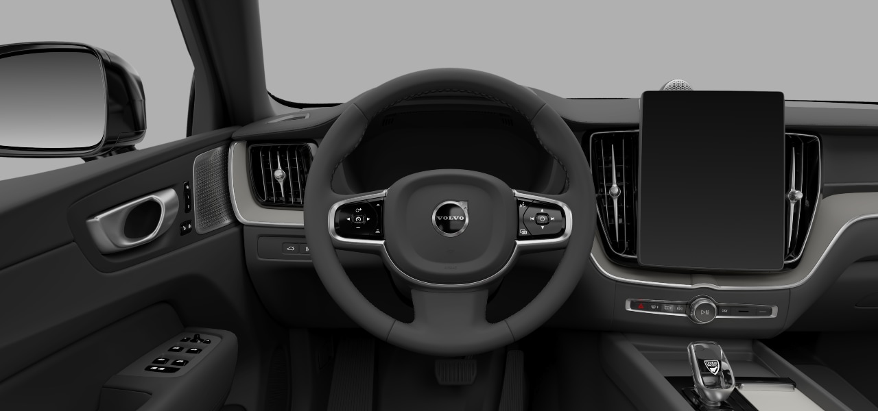 Interior view from the driver's seat