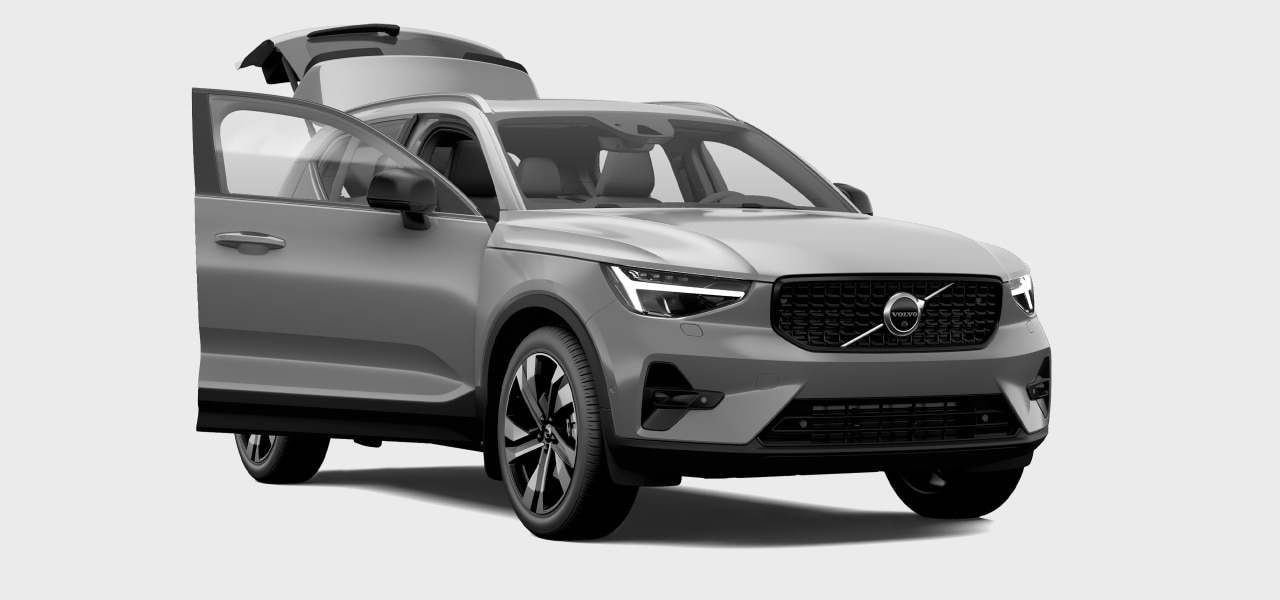 Side view of the vehicle