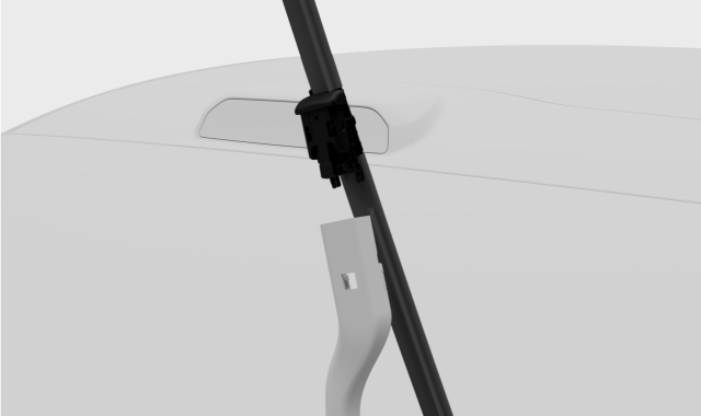 Removing the wiper blade from the wiper arm