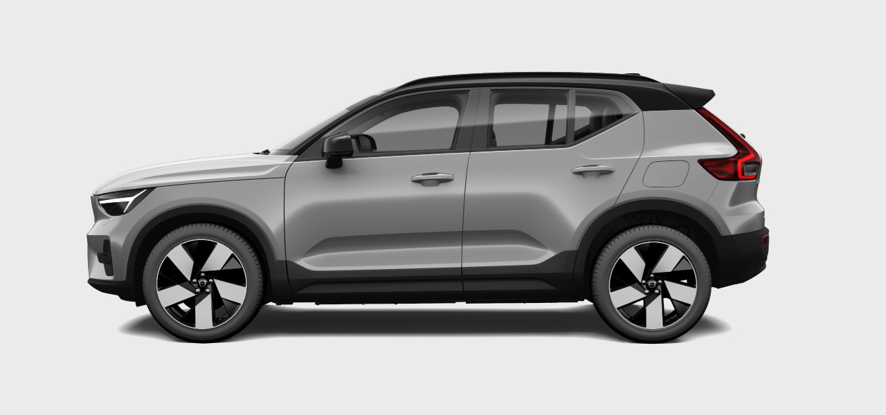 Vista laterale dell'auto