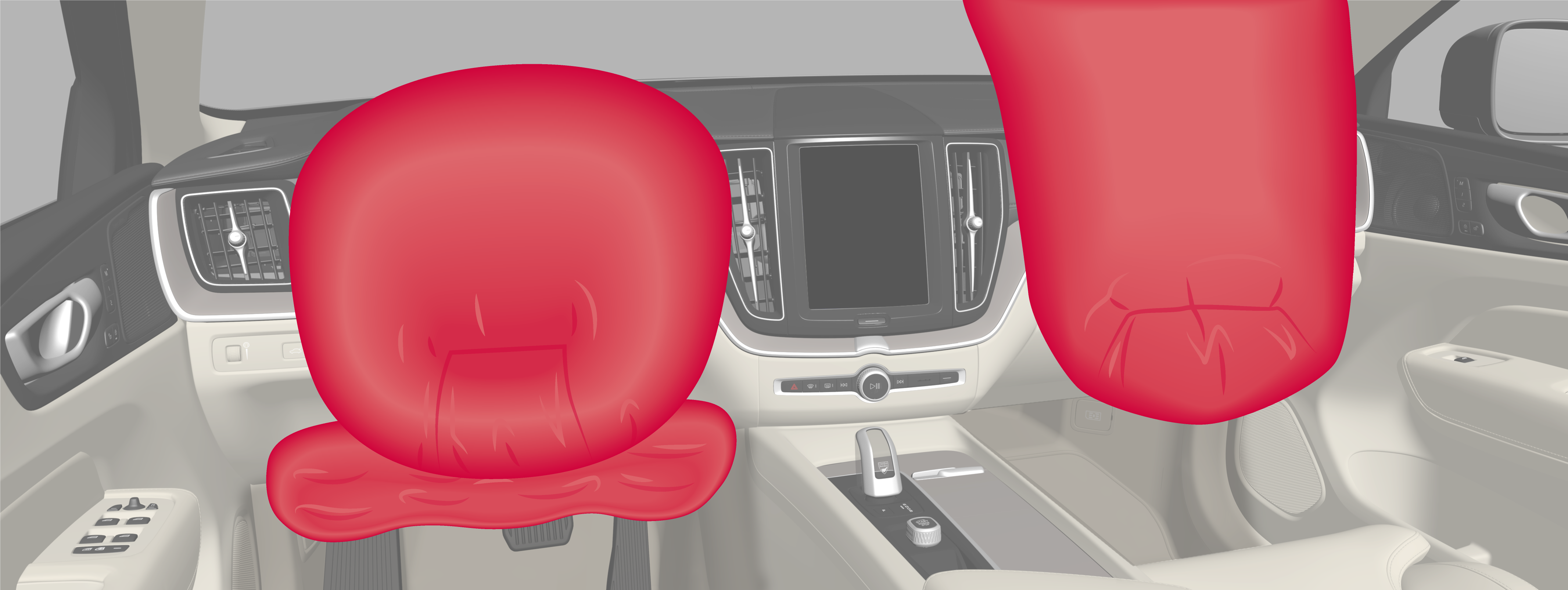 P5-2140-XC60–Safety–Driver and passenger airbags