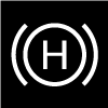 Auto hold activation symbol