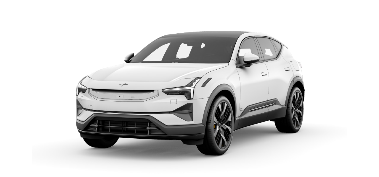 Front side view of a car.