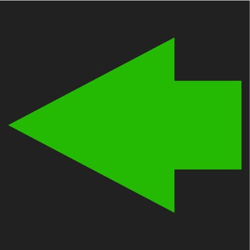 P5-1507 Symbol Turn indicator left