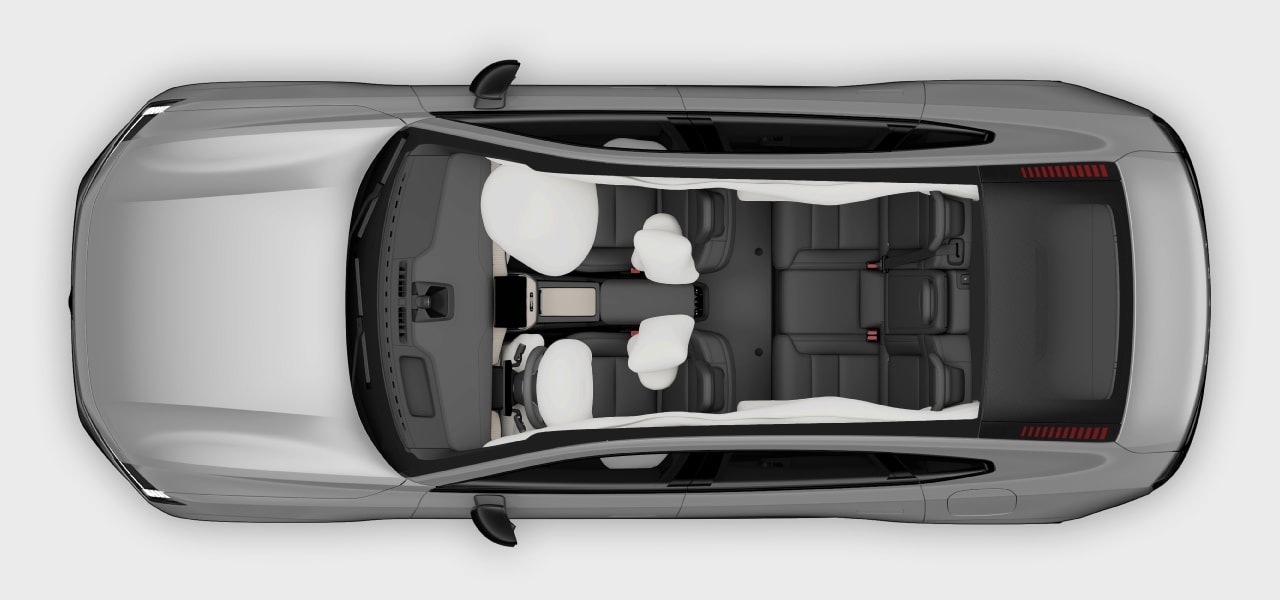 Airbag location overview