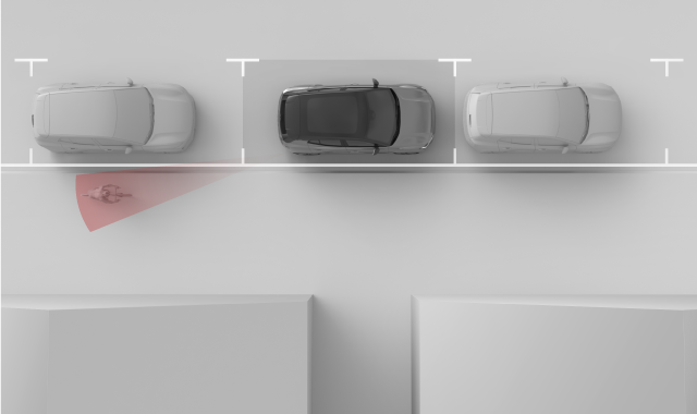 Door opening alert detection areas