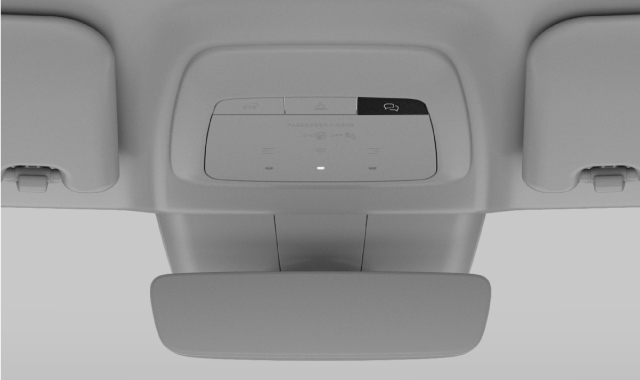 Assist button in overhead console
