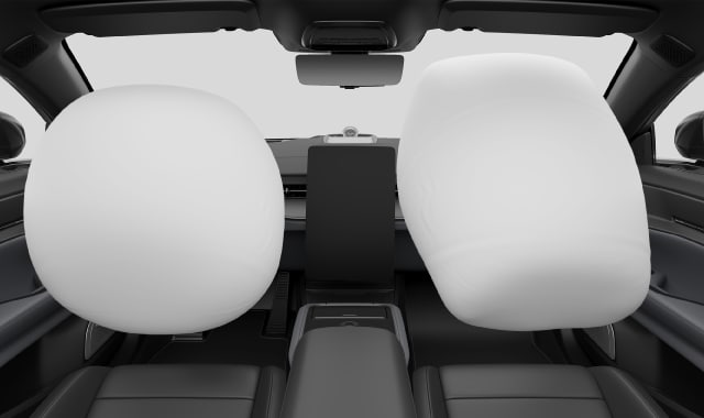 Posizione dell'airbag anteriore