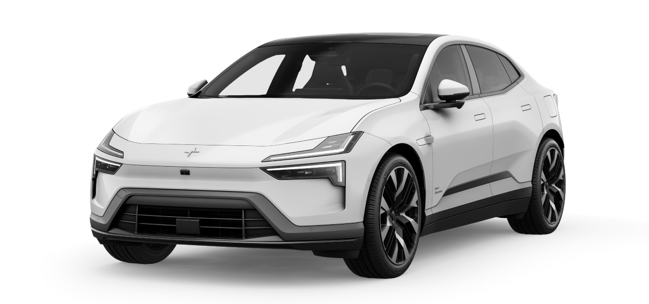 Front side view of a vehicle.