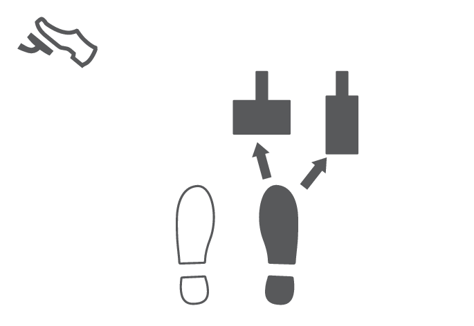 P3/P4-1546–Japan New–41 Vana att trycka pedal med höger fot