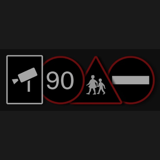 PS2-2007-Road Sign Information button