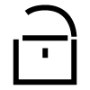 The door unlocked symbol