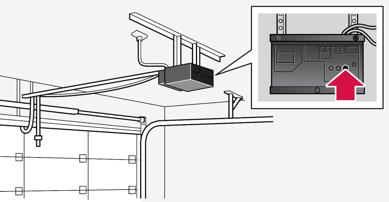 P5-1507 HomeLink Learn button