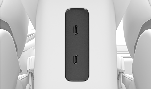 Rear USB ports