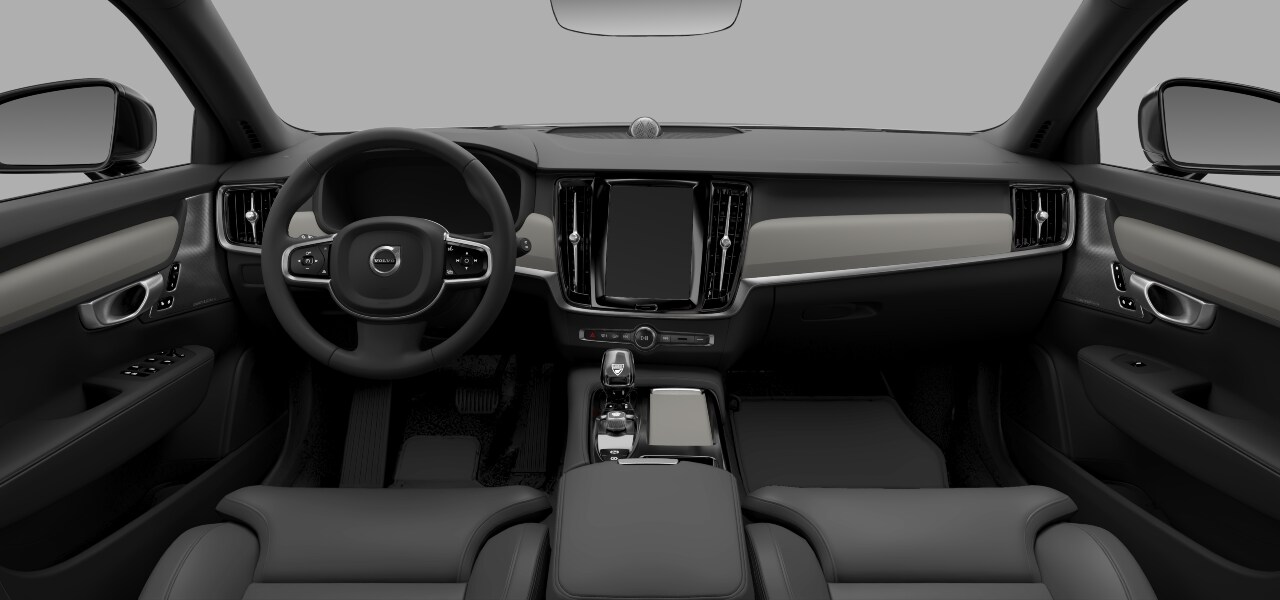 Invändig vy framåt.