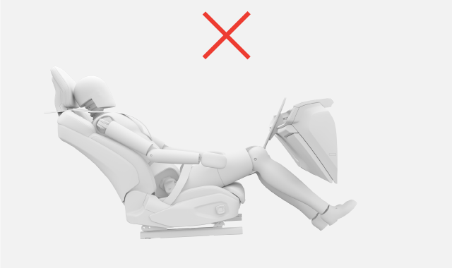 Incorrect sitting posture