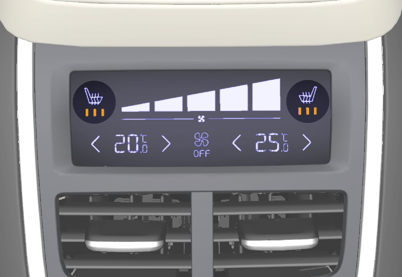 P5-1507–Climate–Rear climate controls seat