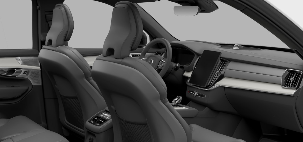 Interior view of the car